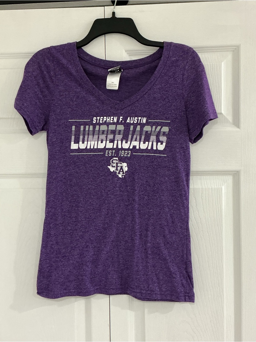 Stephen F. Austin Lumberjacks Purple Short Sleeve Tee